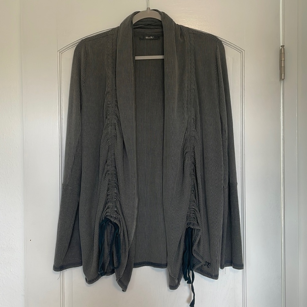 Jersey cardigan